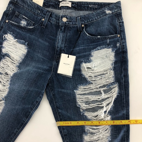 Big Star Billie Slim Slouch In Cloudburst - Picture 6 of 7